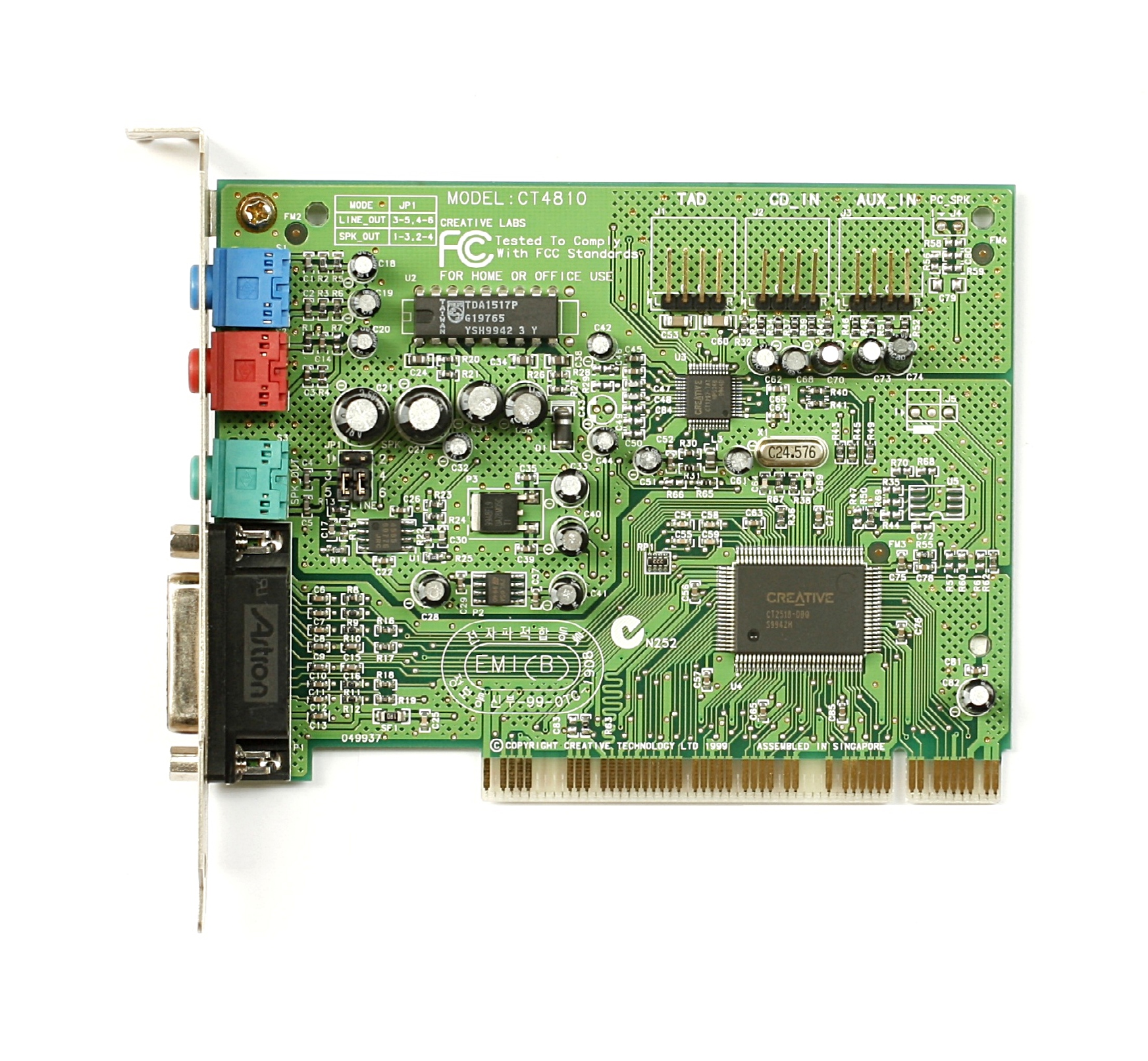 creative sound card ct4810 driver for windows 7 free download